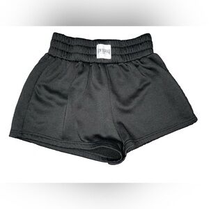 #42 SHEIN Black Athletic Shorts with Elastic Waistband